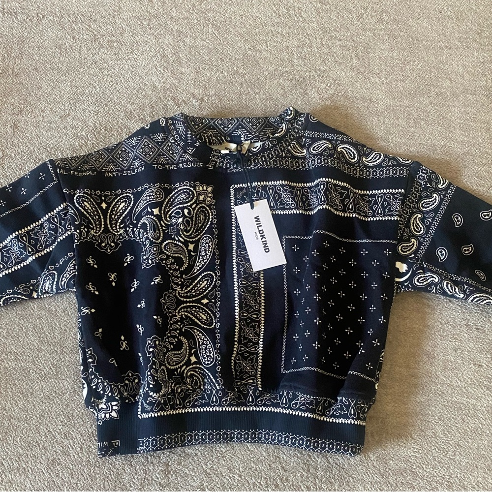 Little girls  bandana sweatshirt. Size 3T.